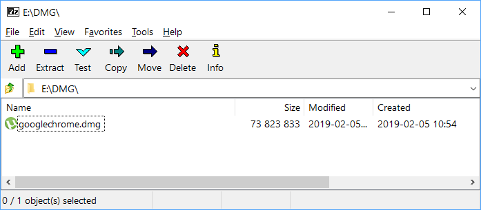 open dmg file in windows 10
